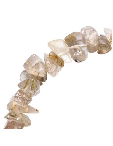 Pulsera Chip de Cuarzo Rutilado