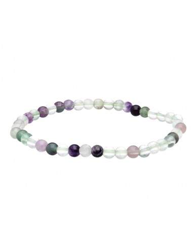 Pulsera de Fluorita Arcoíris Verde 4mm
