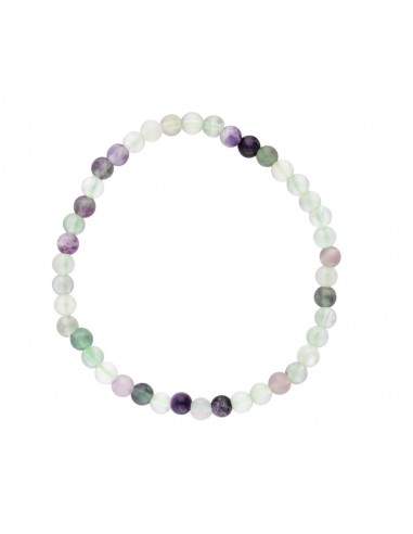 Pulsera de Fluorita Arcoíris Verde 4mm