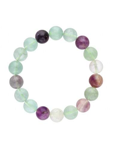 Pulseira Fluorite Rainbow Green 10mm