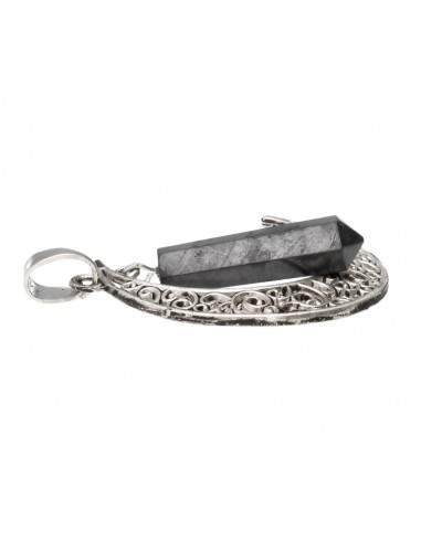 Pingente lunar com Shungite em Banho...