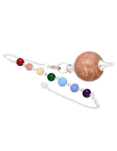 Adularia Mermet Pendulum with Silver...