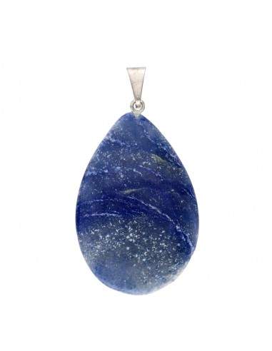 Pendentif en quartz bleu