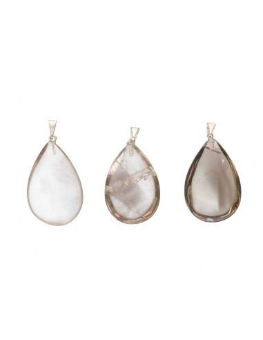 Pendentif en quartz fumé