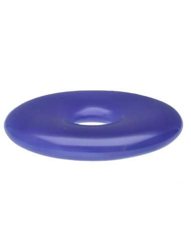 Donut d'agate bleue teintée moyenne
