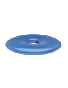 Large Dyed Blue Agate Donut 2