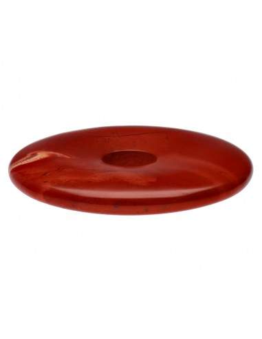 Donut grande de jaspe vermelho