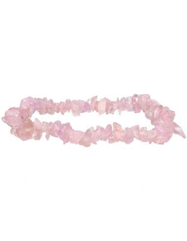 Rose Quartz Power Chip Bracelet