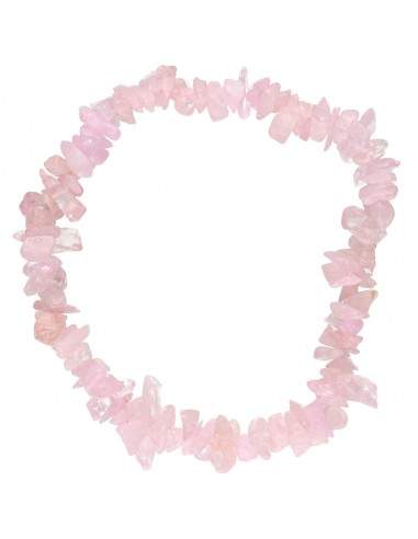 Rose Quartz Power Chip Bracelet