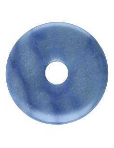 Large Blue Quartz Donut