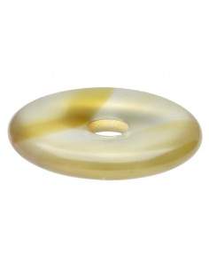 Petit donut en cornaline jaune 2
