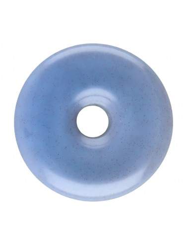 Small Dyed Blue Agate Donut
