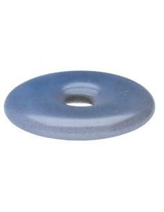 Small Dyed Blue Agate Donut 2