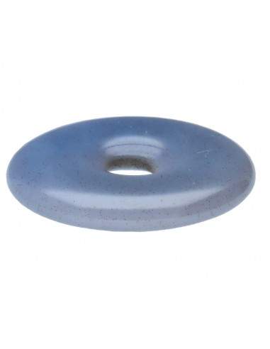 Small Dyed Blue Agate Donut