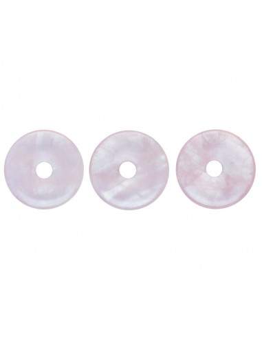 Small Rose Quartz Donut