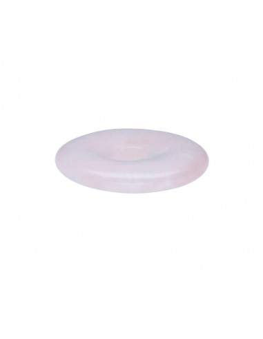 Donut médio de quartzo rosa