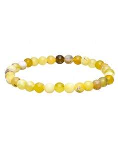 Pulsera de Ópalo Amarillo 6mm