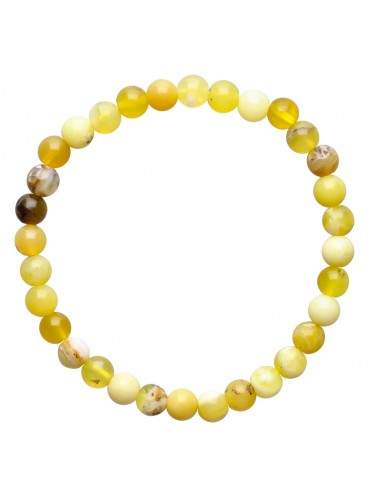 Bracelet d'Opale Jaune 6mm