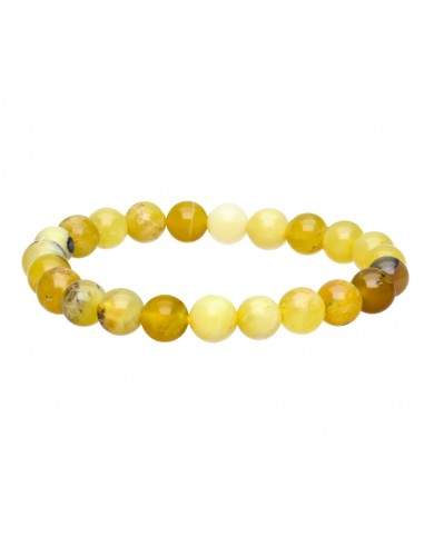 Bracelet d'Opale Jaune 8mm
