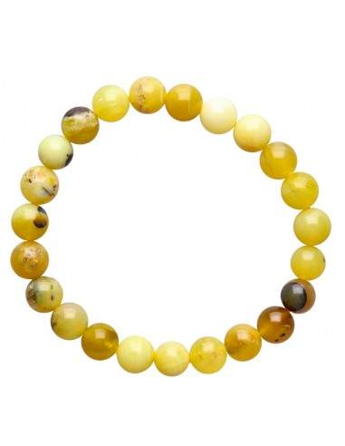 Bracelet d'Opale Jaune 8mm