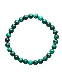 Pulseira malachita 6mm 2