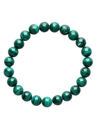Pulseira de malaquite de 8 mm