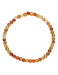 Pulseira de cornalina 4mm 2