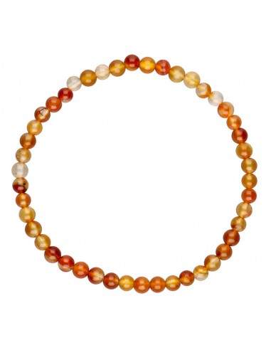 Pulseira de cornalina 4mm