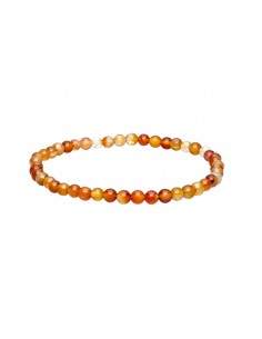 Pulseira de cornalina 4mm