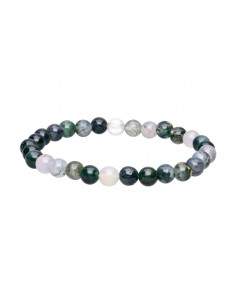 Moss Agate Bracelet 6mm