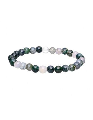 Moss Agate Bracelet 6mm