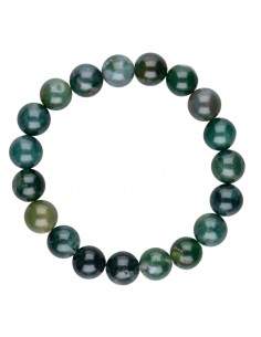 Pulseira mossy ágata 10mm 2