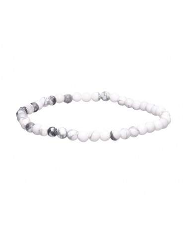 Howlite bracelet 4mm