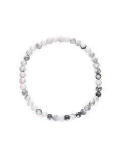 Pulseira de Howlite 4mm 2
