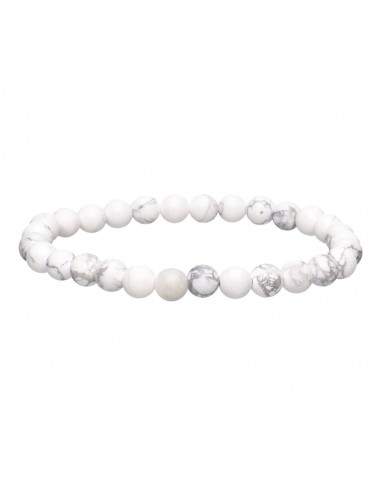 Howlite bracelet 6mm