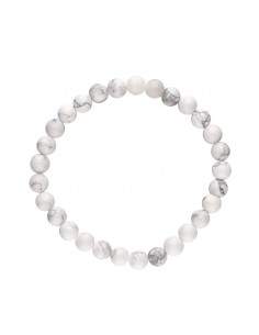 Howlite bracelet 6mm 2