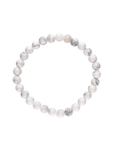 Howlite bracelet 6mm