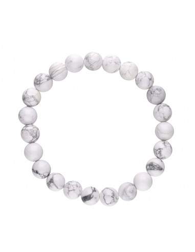 Pulseira de Howlite 8mm