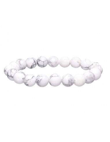 Pulseira de Howlite 10mm
