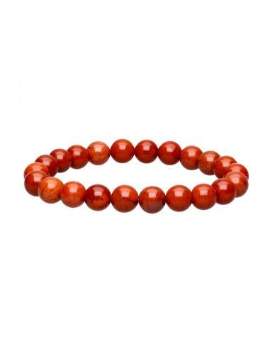 Bolas da pulseira jasper vermelha 8mm