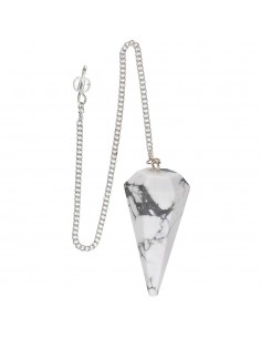Howlite Faceted Pendulum...