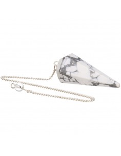 Howlite Faceted Pendulum... 2