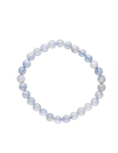 Pulsera de Aguamarina 6mm