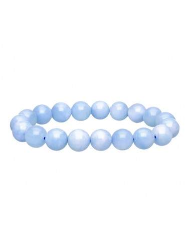 Bracelet d'aigue-marine 10mm