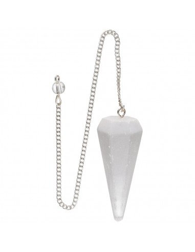 Pêndulo de Selenite Facetada (FAC27)