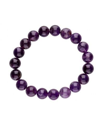 Pulseira de ametista 10mm