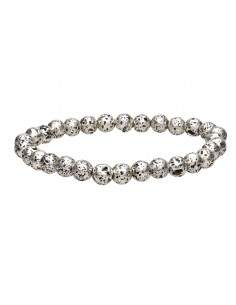 6mm Silver Plated Lava...