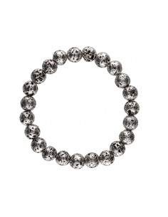 8mm Silver Plated Lava... 2
