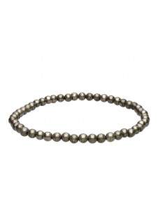 Bracelet en pyrite de 4 mm