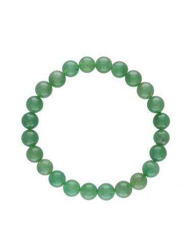 Pulsera de Cuarzo Verde 8mm